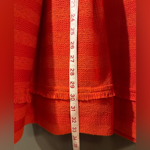 Trina Turk fit and flare sleeveless dress, Orange, size 2, knee length - Picture 6 of 8